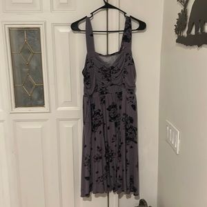 Torrid Purple Flower Dress